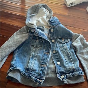 Jean jacket sweater